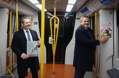 Grandes páginas de la literatura, en el metro