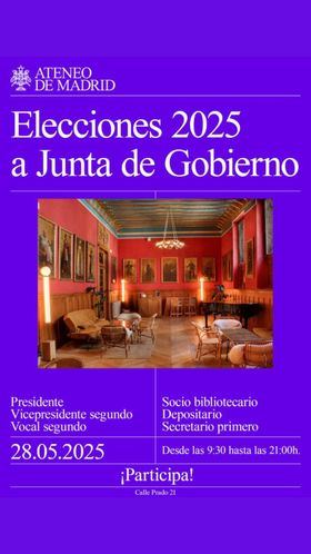 Los socios del Ateneo de Madrid apuestan por la continuidad y reeligen a Luis Arroyo como presidente de la institución