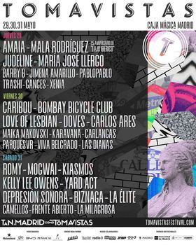 Este año, además, el festival destaca por una mayor presencia femenina, tanto en los proyectos como en la parte alta del cartel, donde figuran cinco nombres liderados por mujeres: Romy, Amaia, Mala Rodríguez, Judeline y María José Llergo.