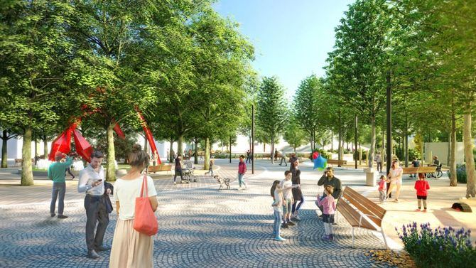 Se instalarán juegos infantiles, elementos de calistenia, una pequeña zona de actuaciones al aire libre, dos kioscos, fuentes, bancos y papeleras. Asimismo, se dotará al nuevo espacio de alumbrado tipo led de alta eficiencia energética.