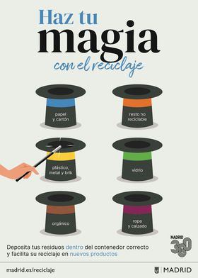 La campaña ‘Haz tu magia’ se renueva con nueve carteles que pretenden concienciar sobre la importancia del reciclaje.