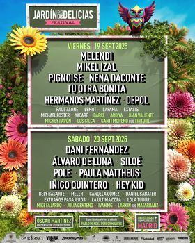 A todos estos nombres se sumarán nuevos artistas en las próximas semanas, que convivirán durante los días 19 y 20 de septiembre en un entorno lleno de fantasía, creado por el artista conceptual Pablo Méndez Performances.