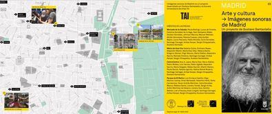 La ruta propone un recorrido sensorial por espacios emblemáticos como el parque del Retiro, el Mercado de la Cebada, CentroCentro y Metro de Madrid, mediante una obra desarrollada por el artista argentino.