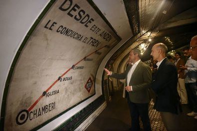 Obras de conservación en la 'estación fantasma'