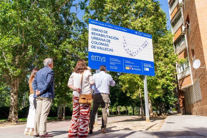 El delegado de Políticas de Vivienda ha visitado las obras de EMVS Madrid en Puente de Vallecas, ejecutadas ya en un 73%.