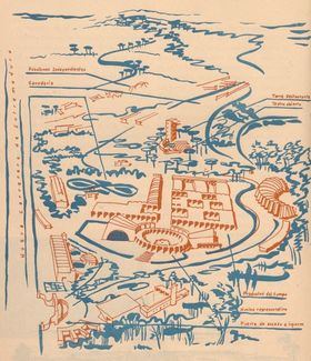 Se expondrán obras de arquitectos como Francisco de Asís Cabrero y Jaime Ruiz, autores de los proyectos de los pabellones más importantes del recinto. También se incluyen obras de Miguel Fisac, Alejandro de la Sota, José Antonio Corrales y Ramón Vázquez Molezún, entre otros.