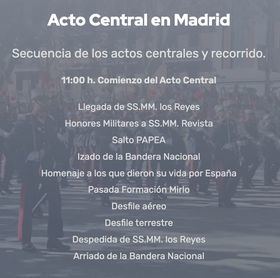 Madrid se prepara para el gran desfile del 12 de octubre, con ensayos aéreos