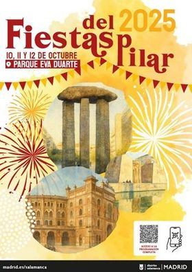 El distrito de Salamanca vive sus fiestas del Pilar, del 10 al 12 de octubre, en el parque de Eva Duarte.