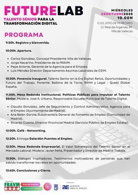 La jornada se celebra este miércoles, 22 de octubre, en el centro juvenil El sitio de mi recreo –C/ Real de Arganda, 39–, en el distrito de Villa de Vallecas.
