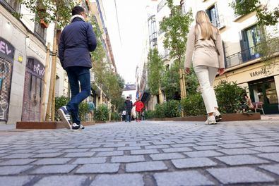 La plaza de Matute, más verde y accesible