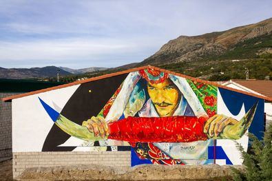 Ruta de arte urbano, en la Sierra Norte de Madrid