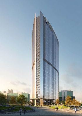 La torre ofrecerá 25,000 m² de oficinas y cerca de mil plazas de aparcamiento.