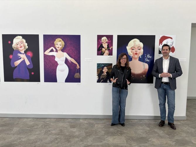 La concejala del distrito de Tetuán, Paula Gómez-Angulo, ha inaugurado la muestra este lunes, 3 de marzo.