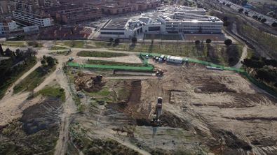 El parque permitirá que la instalación quede 'más aislada' respecto a los vecinos, para que no cause las 'eventuales molestias que pudiera ocasionar', y se sumará a otro parque junto al Colegio Alemán, cuyas obras ya se han iniciado