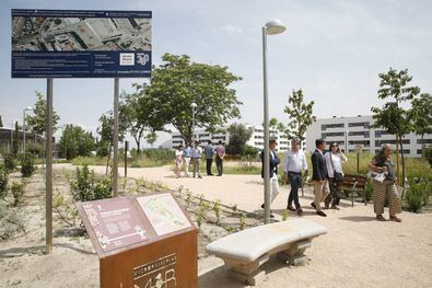 Barajas estrena un jardín 'mediterráneo'