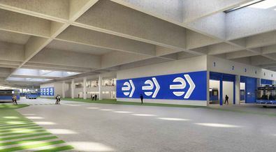 Una novedad destacada del nuevo Centro de Operaciones de Las Tablas es el edificio anexo que albergará diversas aulas de formación, aulas taller, simuladores de conducción, aulas dotadas de sistemas virtuales y un auditorio.