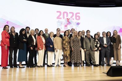 La consejera de Economía, Hacienda y Empleo, Rocío Albert, ha participado este miércoles en el acto de entrega de la VIII Edición de los Premios de la Asociación de Empresas Familiares de Madrid (Adefam), en la capital.