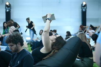 Éxito en la fiesta de lectura de Matadero