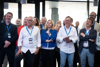 En la II Jornada entre Distritos, celebrada en Carabanchel, con la presencia del secretario general del PP de Madrid, Alfonso Serrano; el vicesecretario de Territorial del PP de Madrid, José Antonio Sánchez, y la vicealcaldesa de Madrid y vicesecretaria de Sectorial, Inma Sanz.