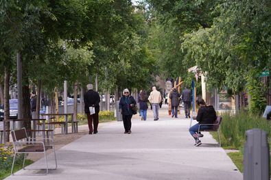 El bulevar de Reina Victoria, más verde y accesible