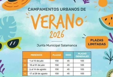 Salamanca abre la inscripción para sus campamentos