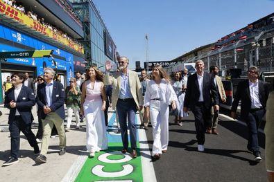 La Familia Real disfruta de la F1 en Madrid