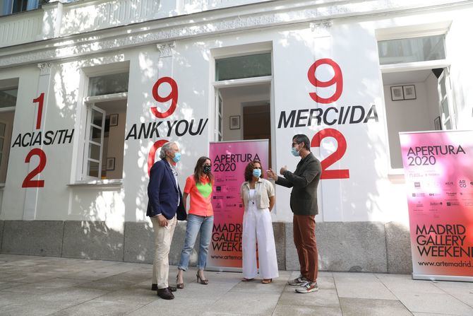 Andrea Levy, ha participado en el arranque de la XI edición de Apertura Madrid Gallery Weekend, un evento que se celebra del 10 al 13 de septiembre y que supone la inauguración simultánea de 48 galerías madrileñas tras el verano.