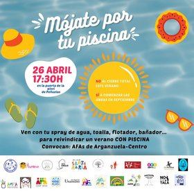 Los colectivos denuncian que en Madrid hay 22 piscinas públicas al aire libre para más de 3.332.000 personas, una ratio de una piscina por cada 151.454 habitantes.