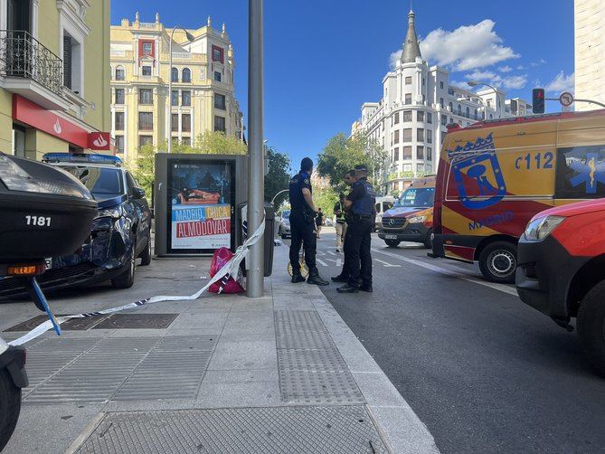 Los hechos se han producido sobre las 16.10 horas de este domingo.