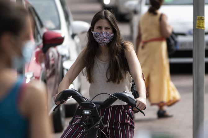 La mascarilla es obligatoria en Madrid.