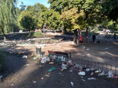 'Macrobotellón', en el parque de Berlín