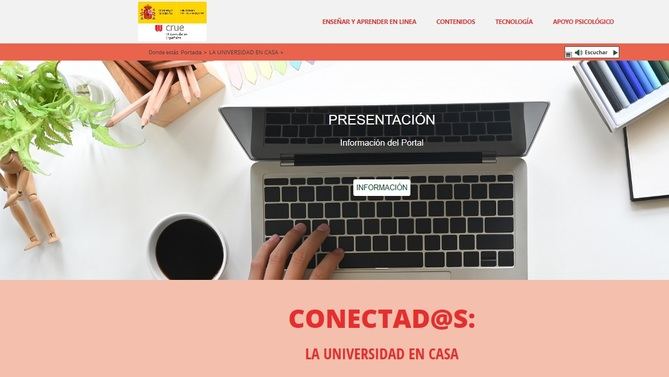 El Ministerio de Universidades ha puesto en marcha un portal para profesores y estudiantes universitarios.