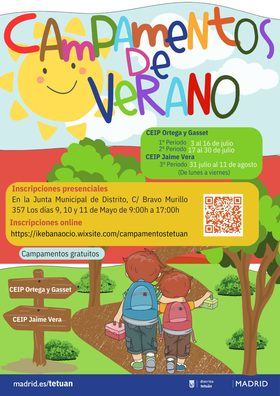 Campamentos con actividades educativas y deportivas en los CEIP Ortega y Gasset y Jaime Vera, en julio y agosto