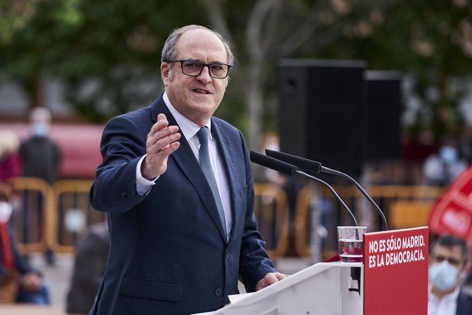 El candidato del PSOE a la Presidencia de la Comunidad de Madrid, Ángel Gabilondo.