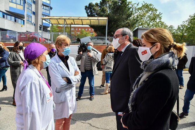 Gabilondo se ha centrado en un mensaje principal: que Madrid 'no esté gobernada por la ultraderecha' y que los madrileños acudan a votar 'masivamente' el próximo 4 de mayo por un 'gobierno de progreso'.