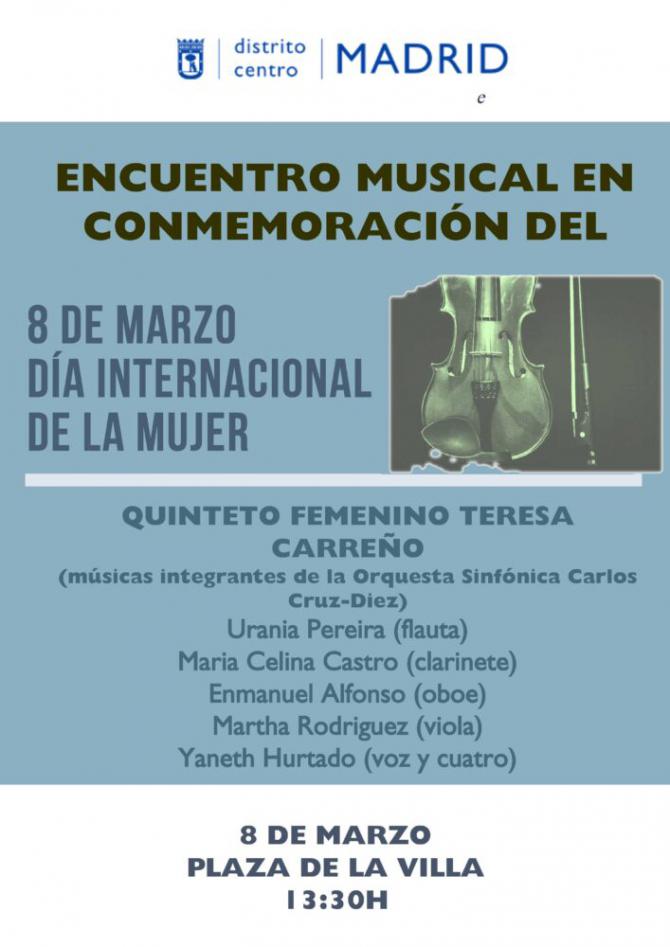 Centro conmemora el Día Internacional de la Mujer con una jornada formativa y un encuentro musical