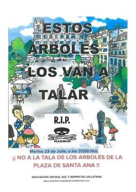 La protesta, convocada por la Asociación Vecinal de Sol y Barrio de Las Letras y comerciantes de la zona, es este martes, 23 de julio, a las 21.00 horas.