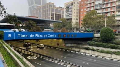 Mejora y remozado del túnel de plaza de Castilla