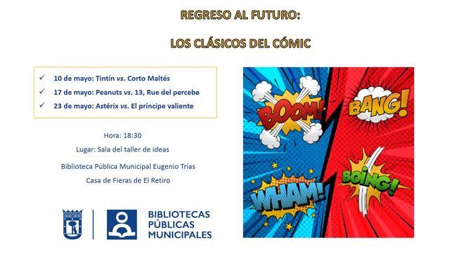 El ciclo 'Regreso al futuro: los clásicos del cómic' comienza este martes, en la Biblioteca Pública Municipal Eugenio Trías