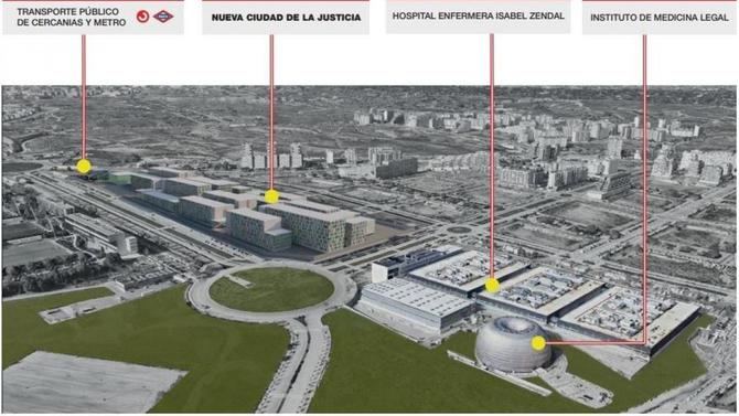 Las obras comenzarán a principios de 2023 y durante tres años para levantar la mayor infraestructura judicial del sur de Europa.