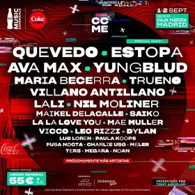 Estopa, Quevedo, Ozuna o Ava Max harán vibrar la Caja Mágica este fin de semana, en el Coca-Cola Music Experience