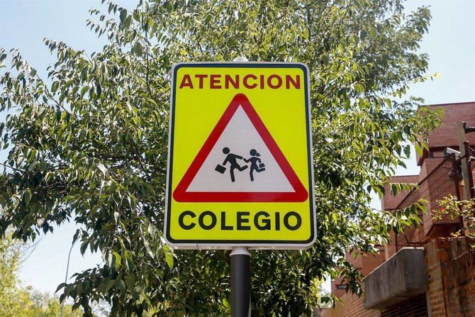 De los 203 atropellos que los menores de 14 años sufrieron en 2019, 34 de ellos se produjeron en las calles que rodean a un centro escolar.