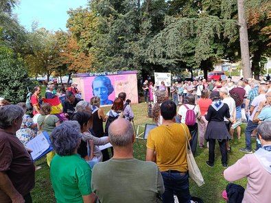 Nueva manifestación vecinal, por la calle a Justa Freire