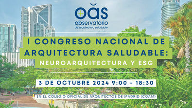 Organizado por el Observatorio de Arquitectura Saludable y el Colegio de Arquitectos de Madrid, el congreso reúne a destacados expertos, arquitectos, investigadores y profesionales del sector para compartir conocimientos, experiencias y visiones sobre cómo la arquitectura puede contribuir a una vida más saludable y equilibrada.