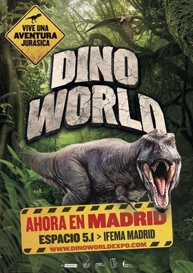 La exposición 'Dino World' exhibe una colección de 35 dinosaurios animados para conocer su historia