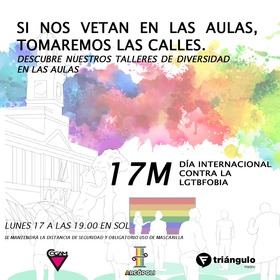 Arcópoli, COGAM y Fundación Triángulo celebran el Día Internacional contra la LGTBIfobia con un taller esta tarde en Sol