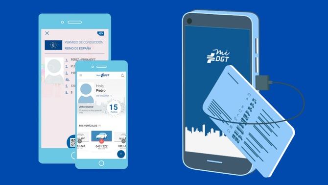 La versión digital del carné de conducir disponible en la aplicación miDGT es un método legal para identificarse en las votaciones.