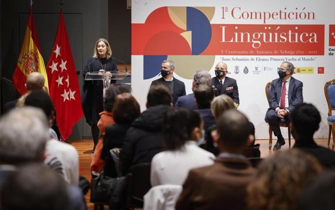 Rivera de la Cruz ha subrayado la trascendencia de una iniciativa, que sitúa 'el buen uso y conocimiento del español en el centro de la educación de los estudiantes' y que homenajea a Nebrija y Elcano, dos referentes de la cultura, el humanismo y la navegación españolas.