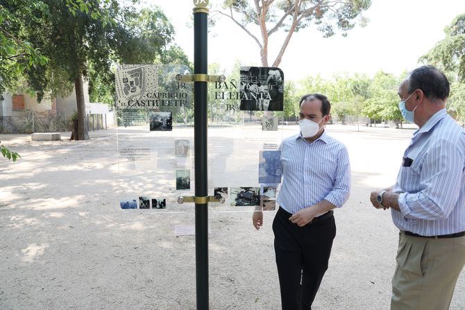 Los vestigios históricos puestos en valor son el Reservado, el jardín isabelino del Castillo del Telégrafo, el Mirador de la Reina y el Baño de la Elefanta.