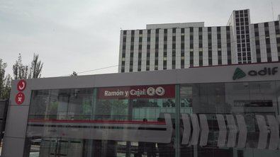 Obras de mejora, en la estación de Ramón y Cajal